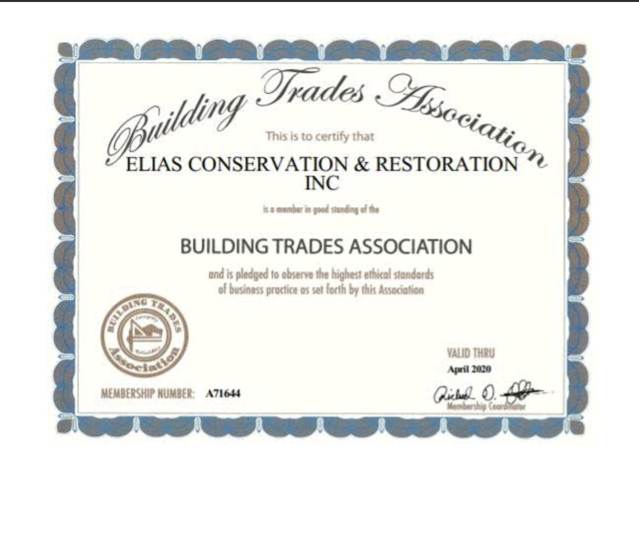 BTA certification and credentials